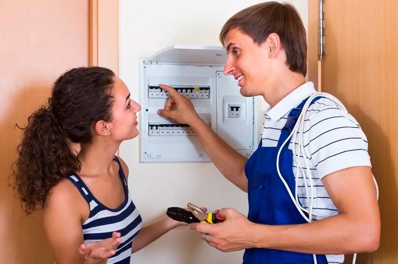 Power outage in the apartment