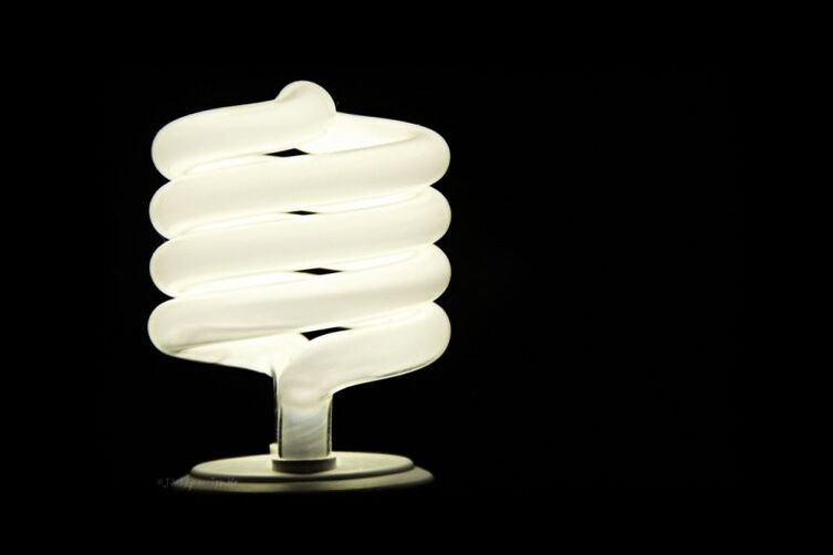 energy saving light bulb to save electricity